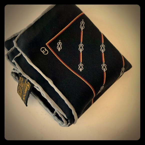 Gucci Accessories - MAXX ONLY HOLD   SILK GUCCI SCARF 16 by 16 inches